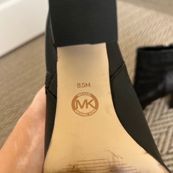 Michael Kors Black Heeled Boots - Picture 5 of 5